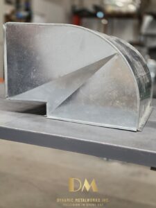 custom sheet metal fabricated fittings