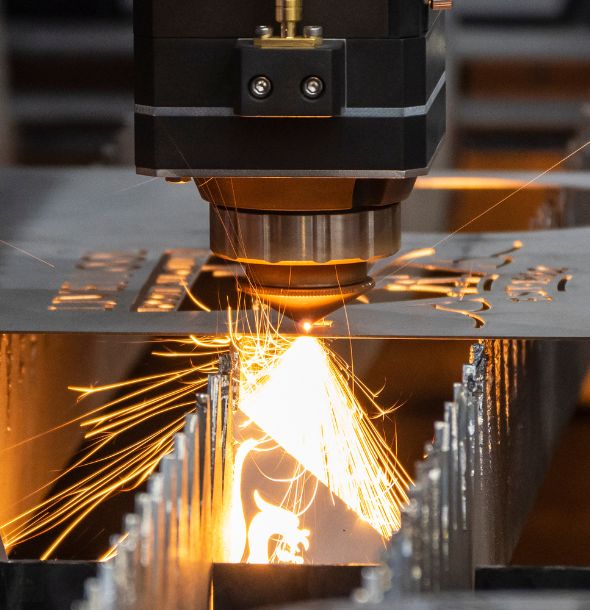 cnc machine cutting sheet metal in designs